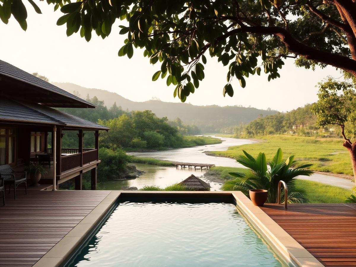 Mangobloom River Resort in Mohaan, Jim Corbett